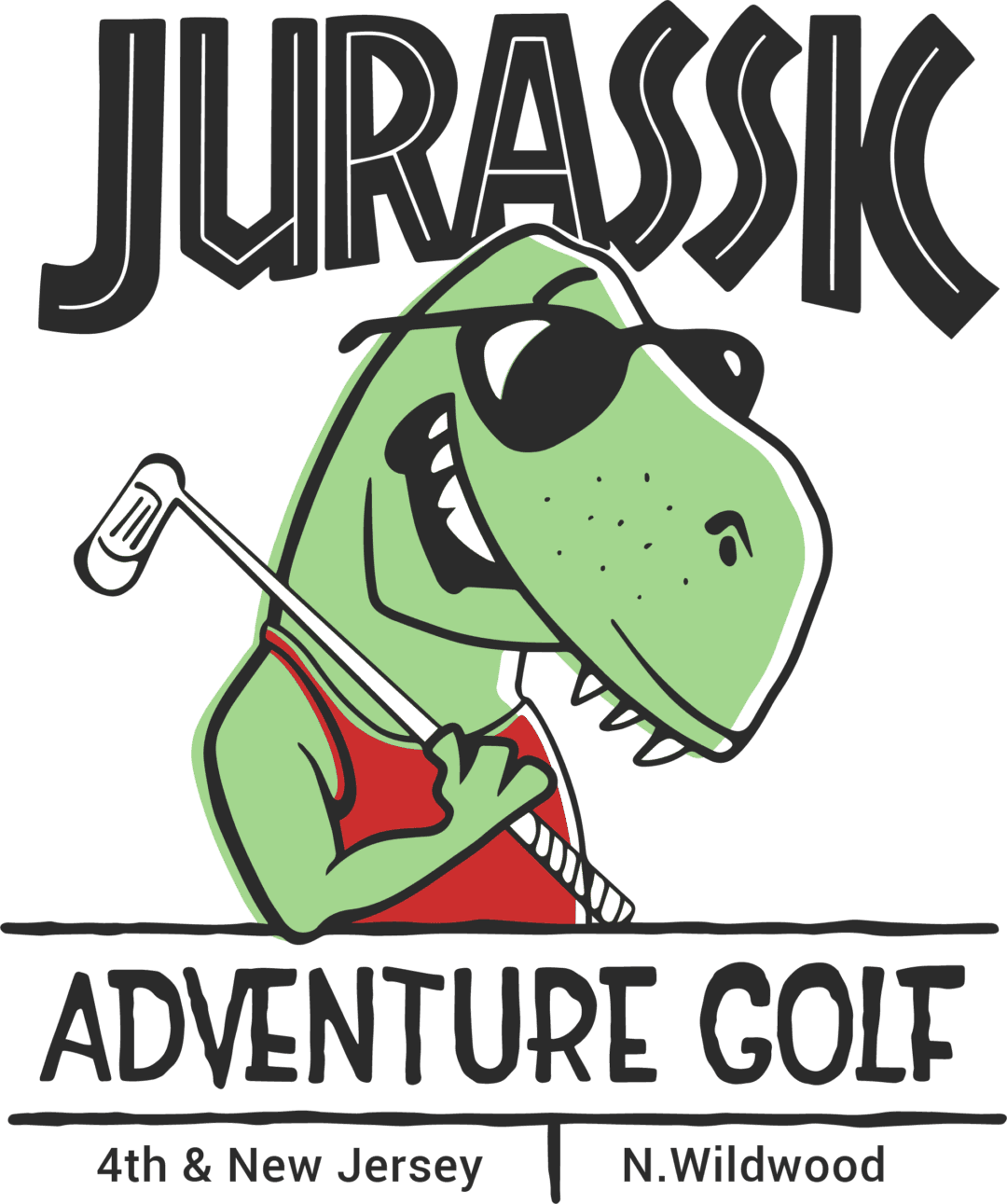Jurassic Mini Golf logo
